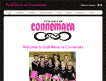 Tablet Screenshot of connemaradancers.com